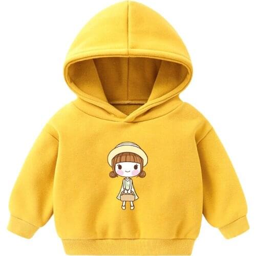 Childrens Clothing Plus Velvet Childrens Hooded Guard Boys Clothes Toddler Girl Clothes Hoodies for Teen Girls