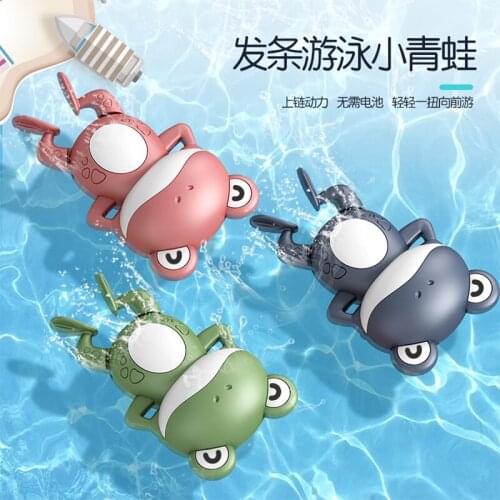 Baby Bath Toys For Kids Play In The Water Swimming Pool Water Game Wind-up Clockwork Animals Crab Frog For Children Toys