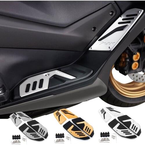 For YAMAHA T-Max 530 sx tmax530 dx TMax 530 2017 2018 2019 2020 2021 Front Rear Footboard Steps Motorcycle CNC Foot Pegs Pedals