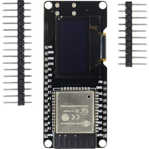 ESP32 ESP-WROOM-32 0.96" Inch OLED Display 2.4GHz WiFi Bluetooth Dual Mode Development Board Module for Arduino Wemos D1 AP STA