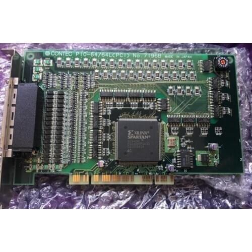 Used Good Condition CONTEC PIO-64/64L(PCI) NO.7196B