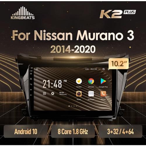 KingBeats Android 10 Octa-Core head unit HU 4G in Dash Car Radio Multimedia Video Player Navigation GPS For Nissan Murano 3 Z52 2014 - 2020 no dvd 2 din Double Din Android Car Stereo 2din