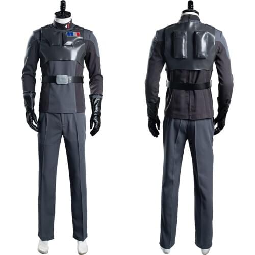 Movie Star Kallus Wars Cosplay Costume Agent Uniform Suit Top Pants Outfits For Halloween Christams Men Women