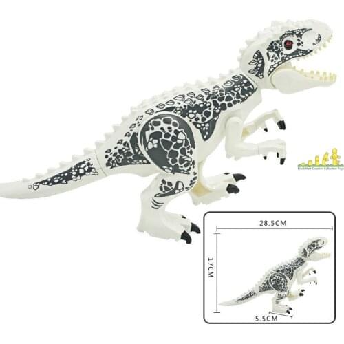 Jurassic Big Dinosaur Building Blocks Toys Park Compatible Major Brand Gifts Simulation Animal Rex Raptor
