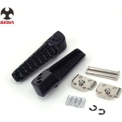 Motorcycle Rear Foot Pegs Footrest Pedals For KAWASAKI ZX-6R ZX636 NINJA Z750 Z1000 Z1000SX GTR1400 ZX14 ZZR1200 ZZR1400