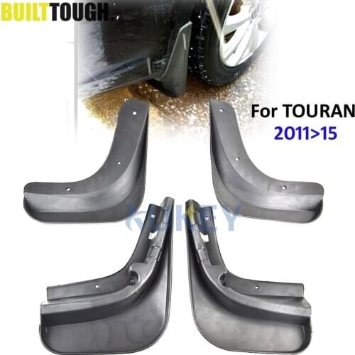 For Volkswagen VW Touran 2011 2012 2013 2014 2015 Set Molded Car Mud Flaps Mudflaps Splash Guards Mud Flap Mudguards Accessories