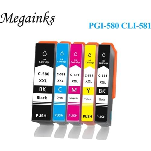 PGI580 CLI581 580 Compatible Ink Cartridge with Dye ink for Canon Pixma TR7550 TR8550 TS6150 TS6151 TS6350 TS705 TS6250 TS9550