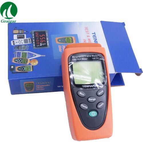 TM-191 High Quality EMF Electromagnetic Magnetic Field Meter Tester Gauss Meter