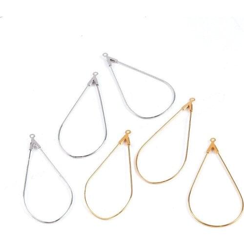 10pcs Gold Pendant for Earrings Making High Quality Jewelry Findings Stud/Drop Earring Handwork Accessories Wholesale