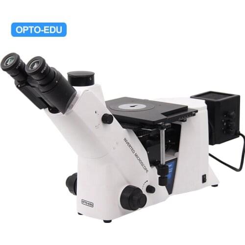 OPTO-EDU A13.2606 Trinocular Inverted Metallurgical Microscope
