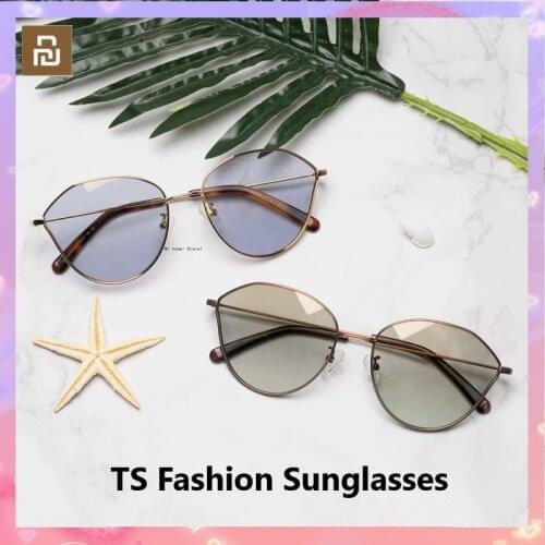 Xiaomi TS Fashion Sunglasses Non-slip silicone nose pads HD nylon lens Quality classic frame Mens and womens sunglasses