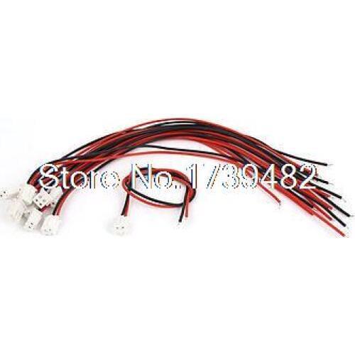 10Pcs JST-XH RC Lipo 2pin Balance Wire Extension Charger Cable Connector