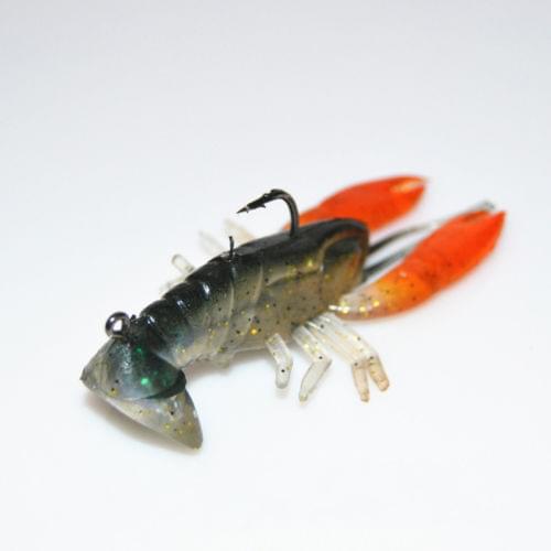 8cm 14g Soft Crawfish Bait Fishing Realistic Shrimp Lobster Claw Bait Artificial Lure Swimbait Fishing Enthusiasts Tool 2021