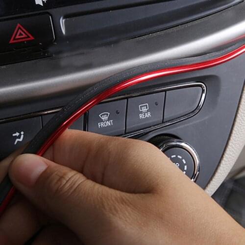 Alijunda 5 m Car Grille Inner Outer Profiles Trim Decorative Ribbon Line for Land Rover Range Rover/Evoque/Freelander/Discovery