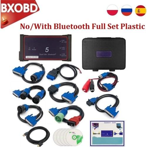 Bluetooth D-P-A-5 Protocol Adapter 5 Car Scanner Heavy Duty OBD2 Truck Scanner Diesel Heavy Duty Truck Diagnostic Tool