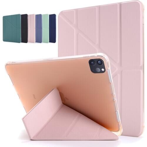 For iPad Air 3 Case with Pencil Holder PU Leather Silicone Soft Cover Funda for iPad Pro 10 5 Case Air 2019 Flip Stand Case