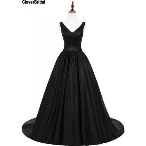 Женские платья с v-образным вырезом CloverBridal China At AliExpress