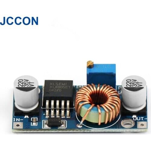 DC-DC5A Adjustable Step-Down Power Supply Module High Power XL4005 High Efficiency Regulator LM2596 LM2596 DC Voltage Regulator