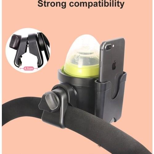 Baby Stroller Cup Holder Rack Bottle Universal Stroller Baby Bottle Water Cup Holder for Stroller Carrying Case Milk Bottle Cart