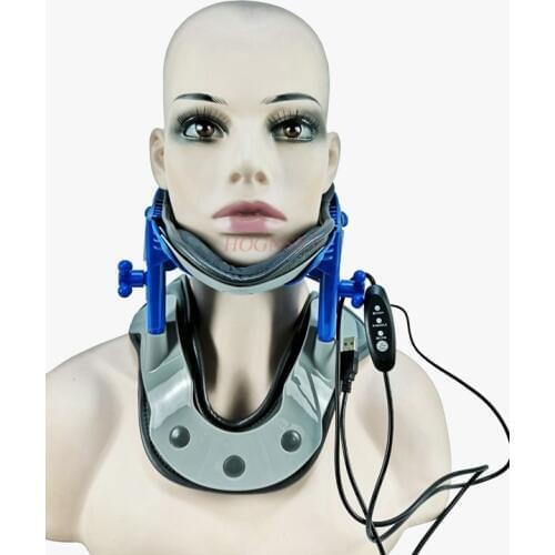 Electric heating Cervical traction device Adjustable cervical brace traction device