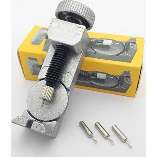 Metal Adjuster Bracelet Link Pins Slit Tool Watchmaker Repair Tools Watch Band Remover Professional Strap with 3 Pins Kit