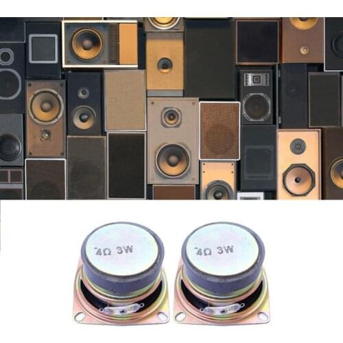 Mini Speaker Universal Music Player Stereo Metal Full Range Electrodynamic Type Full Range Loudspeaker Box for Home