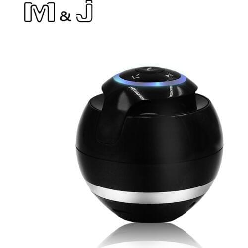 M&J A18 Portable Mini Bluetooth Speaker Ball Wireless Column Handfree TF FM Radio With Mic MP3 Globe Audio Music For Phone PC
