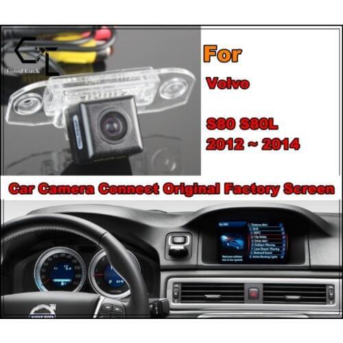 RCA & Original Screen For Volvo S80 S80L 2012 2013 2014 Car Rearview Backup Reverse Camera Car Camera Original car screen