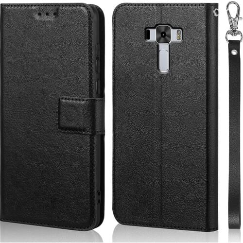 Luxury Flip Case for Asus Zenfone 3 Laser ZC551KL 5.5 inch Original Book Design Leather Phone Coque Wallet Capa Stand With