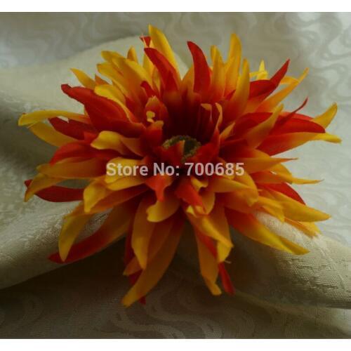 Silk flower napkin ring, wedding napkin holder