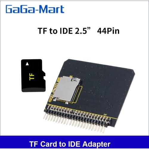 TF Card to IDE Micro SD to 2.5in 44pin IDE Adapter Card for Laptop