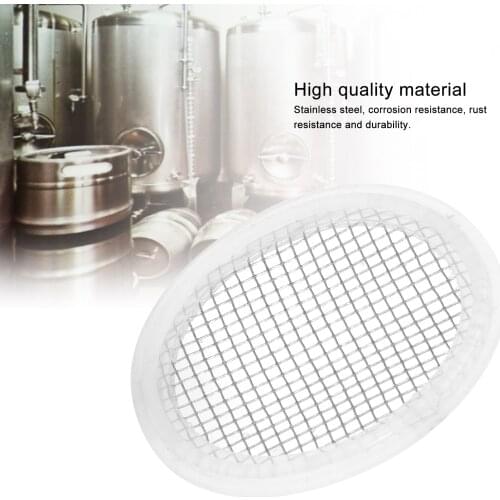 2in Stainless Steel Gasket Mesh Screen for Tri Clamp Connections Homebrew Distilling Carbon Filter beer