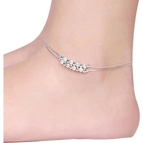 Bohemia Anklet Bracelets Exquisite Adjustable Women Star Heart Beads Pendant Foot Bracelet Jewelry for Shopping