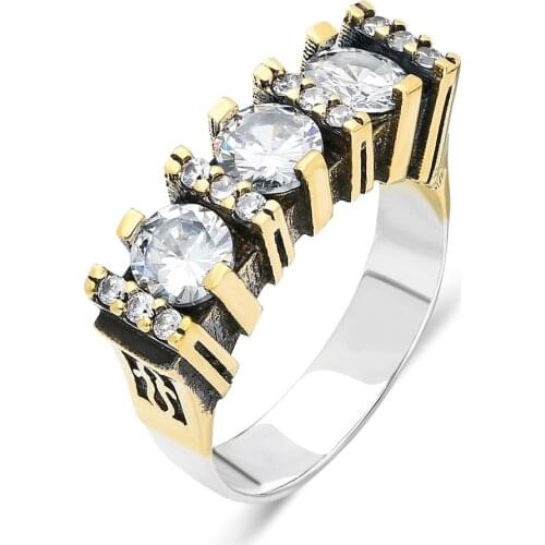 Women Üçtaş Authentic Silver Ring 2021 Trend