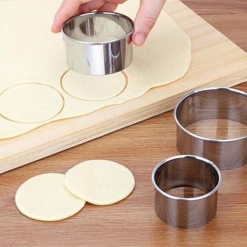 3Pcs/Set Stainless Steel Dumpling Maker Dough Cutter Pie Ravioli Dumpling Mould Pastry Tools Kitchen Accessories Bakeware