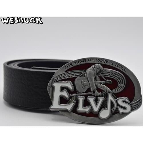 5 PCS MOQ WesBuck Brand Music Belt Buckle For Mens Western Fashion Belt Buckles With PU Belt