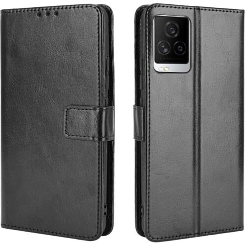 6.62" Flip Phone Case For Vivo IQOO 7 Case Wallet Cover For Vivo IQOO 7 IQOO7 V2049A Leather Case Book Style With Card Holder
