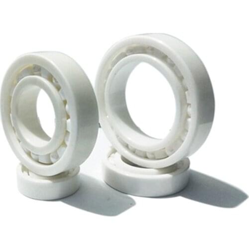 6200 6208 Anticorrosion and Wearability zirconium ceramic bearing ZrO2 sealed bearing with high speed Ceramic zirconia bearings