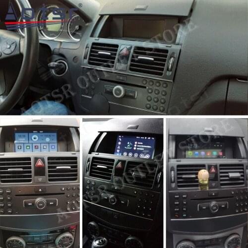 64G Android For Mercedes Benz C200 C180 W204 2007 2008 2019 2010 Car Multimedia Player Stereo Audio Radio GPS Navi PX6 Head Unit