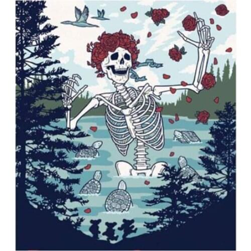 Diamond Painting Grateful Dead 5D DIY Embroidery Cross Stitch Mosaic Full Square Stones Music Wall Stickers Decor FC581