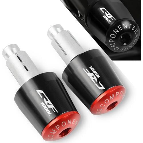 For Honda CRF1000L Africa Twin ABS/DCT 2016 2017 7/8" 22MM CNC Aluminum Motorbike BAR END CAP Handle Bar Cap End Plugs