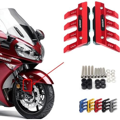 For Kawasaki CONCOURS(CONCOURS 14)ABS Motorcycle Mudguard Front Fork Protector Guard Front Fender Anti-fall Slider Accessories