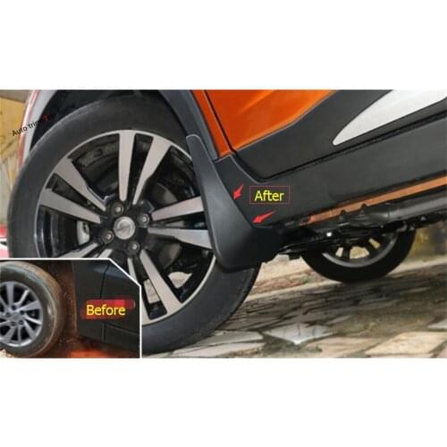 Yimaautotrims Fit For Nissan Kicks 2016 - 2021 Mudguards Mud Flap Flaps Splash Guards Fender Plastic Protective Cover Kit