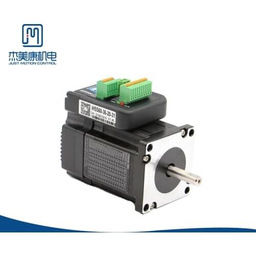JMC Nema24 Closed Loop Stepper motor 2.0Nm Hybrid Integrated Stepper Servo Motor with drive 60x65mm 5.0A 36v iHSS60-36-20-31