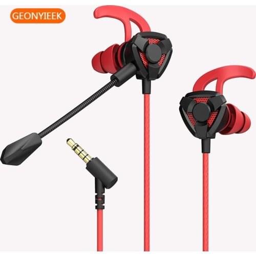 Hot Sale Earphone Helmets for CS Games Gaming In-Ear Headset 7.1 with Mic Volume Control PC Gamer Earphones High Quality