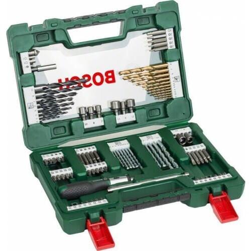 Bosch V-Line 91 Piece Accessory Set Cordless Electric and Tornavidalara Suit