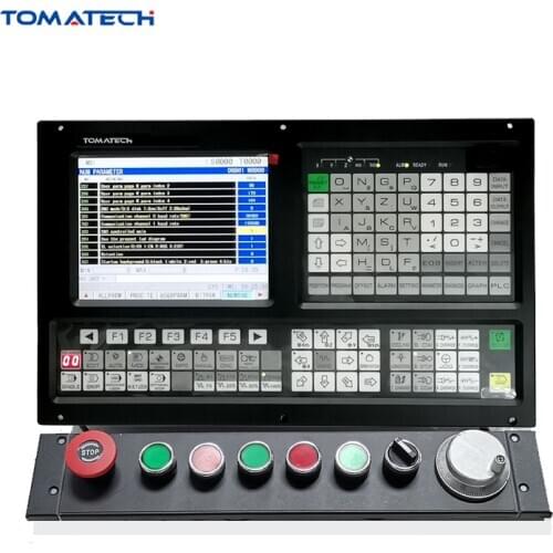 TOMATECH New Generation 8 inch display PLC function 2-3 axis CNC lathe Controller