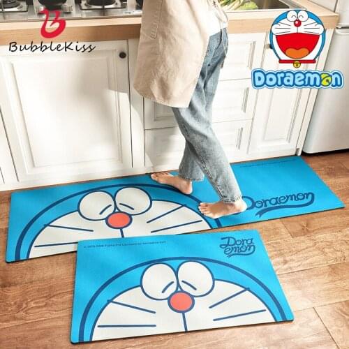 Bubble Kiss Kitchen Mat Cute Cartoons Oil-Proof PVC Carpet Home Decor Rugs Living Room Non-Slip Carpets Bedroom Bedside Area Rug