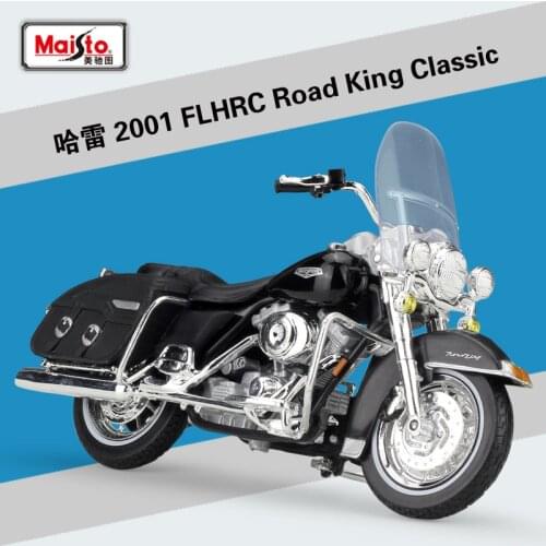 Halolo Maisto 1:18 Harley 2001 FLHRC Road King Classi Model Car Simulation Alloy Motorcycle Metal Toy Car Toy Gift Collection