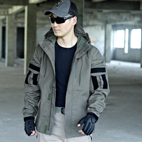 Men Assault Jacket Lightweight Casual Shark Soft Shell Hoodie Warm Windbreaker US Army Clothing Tactical Military Plus Coat 2021